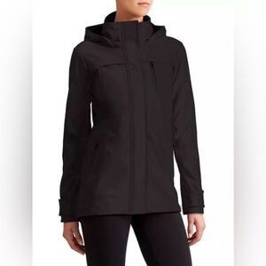 Athleta Drizzle Rain Jacket, Medium Black